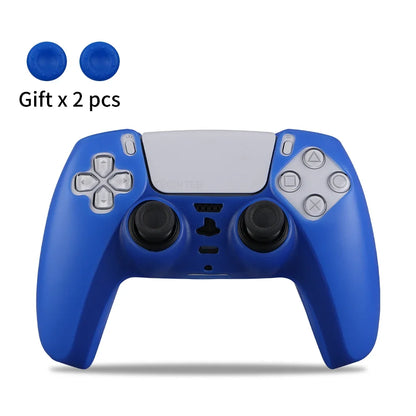 Protective Silicone Cover for PS5 Controller – Anti-Slip Skin Case with Thumb Grips for PS5 Slim Gamepad