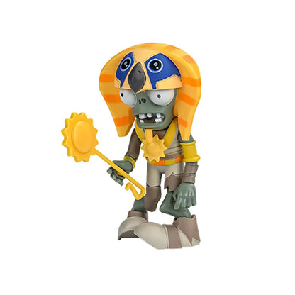 Plants vs Zombies Anime Action Figures – Peashooter & Pirate Zombie Model Set, Collectible Game Characters Kids Toy Gift Statue Figures