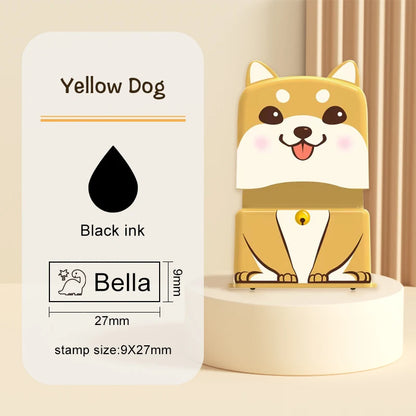 Custom Name Stamp for Kids - Waterproof Washable Personal Label Stamp for Clothes, Socks, School Items & Daily Essentials