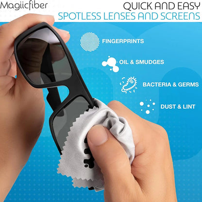 MagiicFiber Microfiber Cleaning Cloths (2-Pack) – Premium for Phones, Glasses, Lenses & Screens