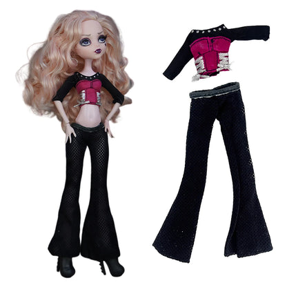 11-Inch Doll Clothes for 1/6 Dolls – Casual Dress & Fashion Outfits for 27 CM Girls' Dolls, DIY Toy Clothing