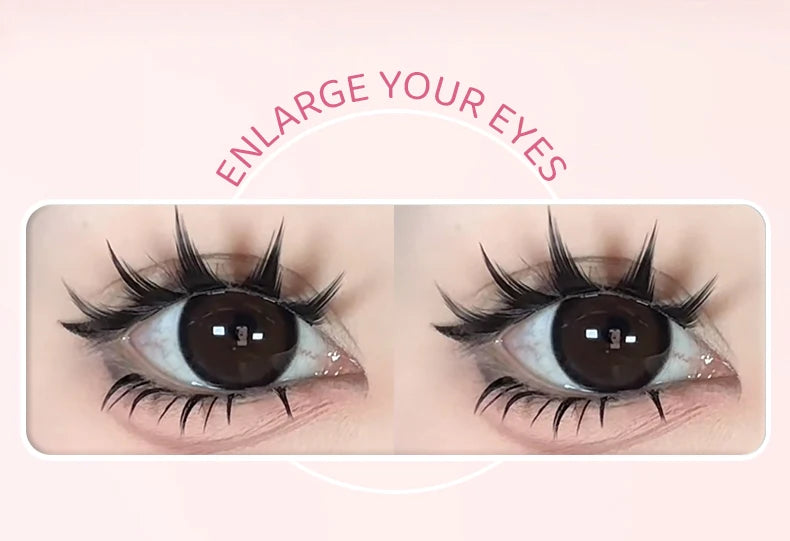 DINGSEN 5 Pairs Manga Style False Eyelashes — Soft, Natural, Long Anime Wispy Strip Lashes for Makeup