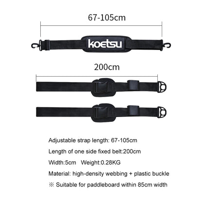 Adjustable Surfboard Shoulder Strap – Carry Sling for Paddleboard, Surfboard, Wakeboard, Kayak & Surfing Gear