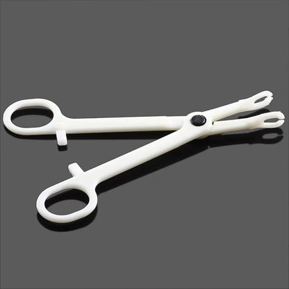 Disposable Body Piercing Tool Kit - Professional Piercing Needle & Clamp Set for Ear, Nose & Navel