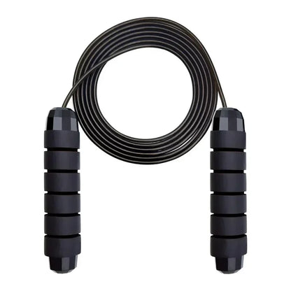 Adjustable Tangle-Free Speed Jump Rope - Ball Bearing Skipping Rope with Foam Handles for Home Workouts, Fitness & Cardio