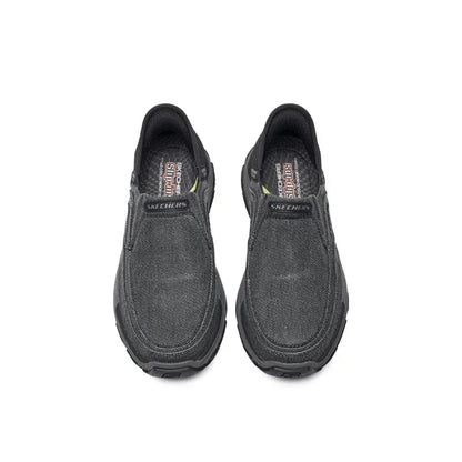 Skechers DJ RESPECTED Men's Slip-On Shoes - Lightweight Casual Canvas, Comfortable, Breathable & Anti-Slip Sneakers