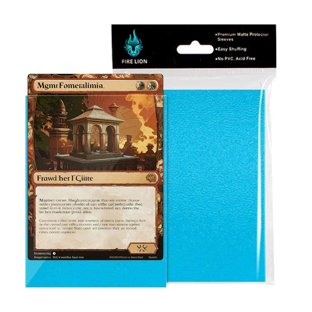 100Pcs 66×91mm Trading Card Sleeves - Soft Penny Sleeves for MTG, Yu-Gi-Oh! & Baseball Cards