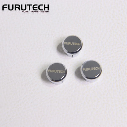 FURUTECH Gold-Plated RCA Protector Caps - Hi-End Copper Dust Covers, Noise-Shielding Plug Caps for Audio Connectors, 8–50 Pieces