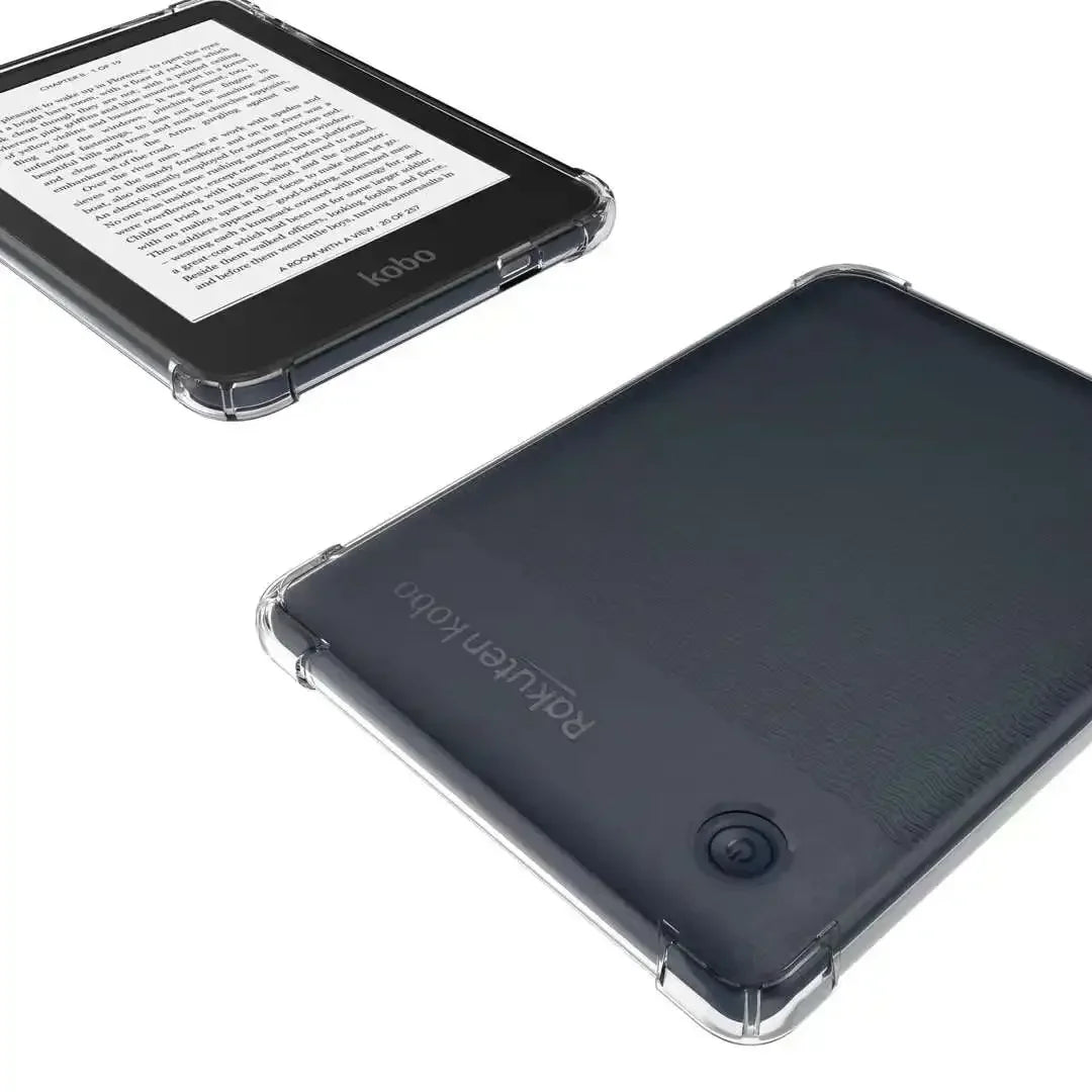 Slim Shockproof TPU Case for 6" Kobo Clara — Compatible with Colour, BW & 2E eBook Reader