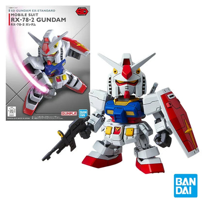 Bandai Gundam SDEX Action Figure – RX-78-2, Aile Strike, Exia, Unicorn, Astray Red Frame & Barbatos Model Kit