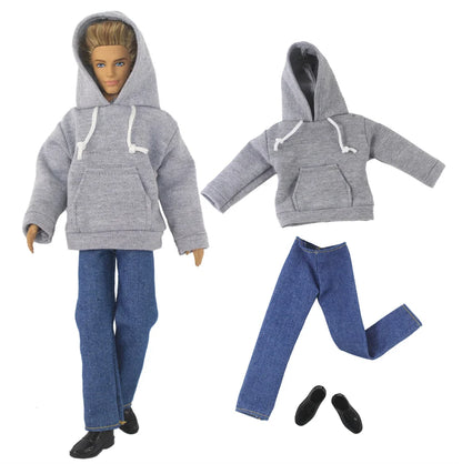 12-Inch Ken Doll Clothes – Casual Sweater Outfit, Multiple Styles Available