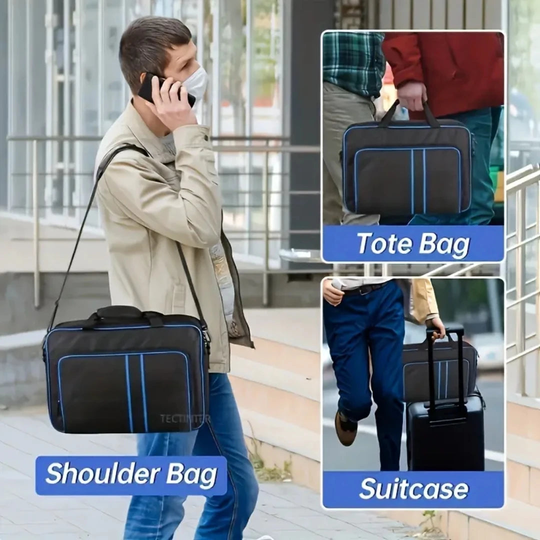 Carrying Case for PS5 - Travel Bag with Large Capacity for Console and Controller, Protective Storage, Compatible with PS5