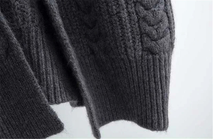 Women's Hollow Out Knitted Cardigan Coat – Casual Loose Fit, Big Size 4XL, Long Gilet Sweater Jacket