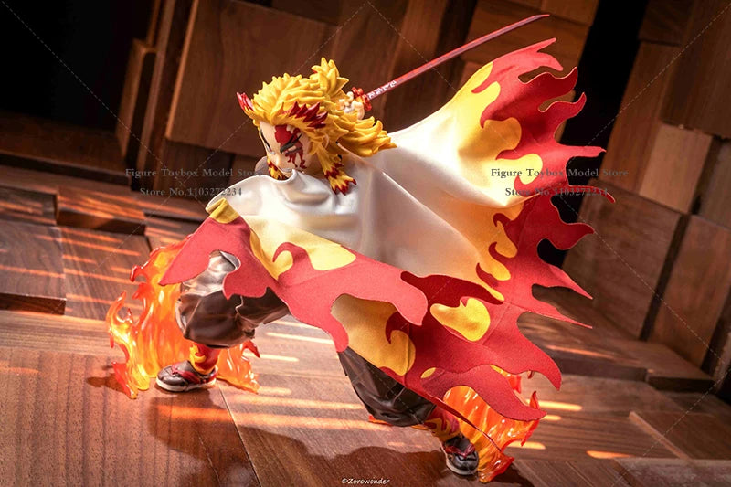 1/12 Scale Rengoku Kyoujurou Mini Figure Accessory – White & Red Cloak for 6" Anime Demon Slayer Action Figures