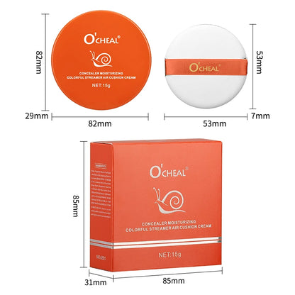 OCHEAL Whitening BB Cream – Face Foundation Concealer & Air Cushion Makeup for Girls, Original Facial Beauty Cream