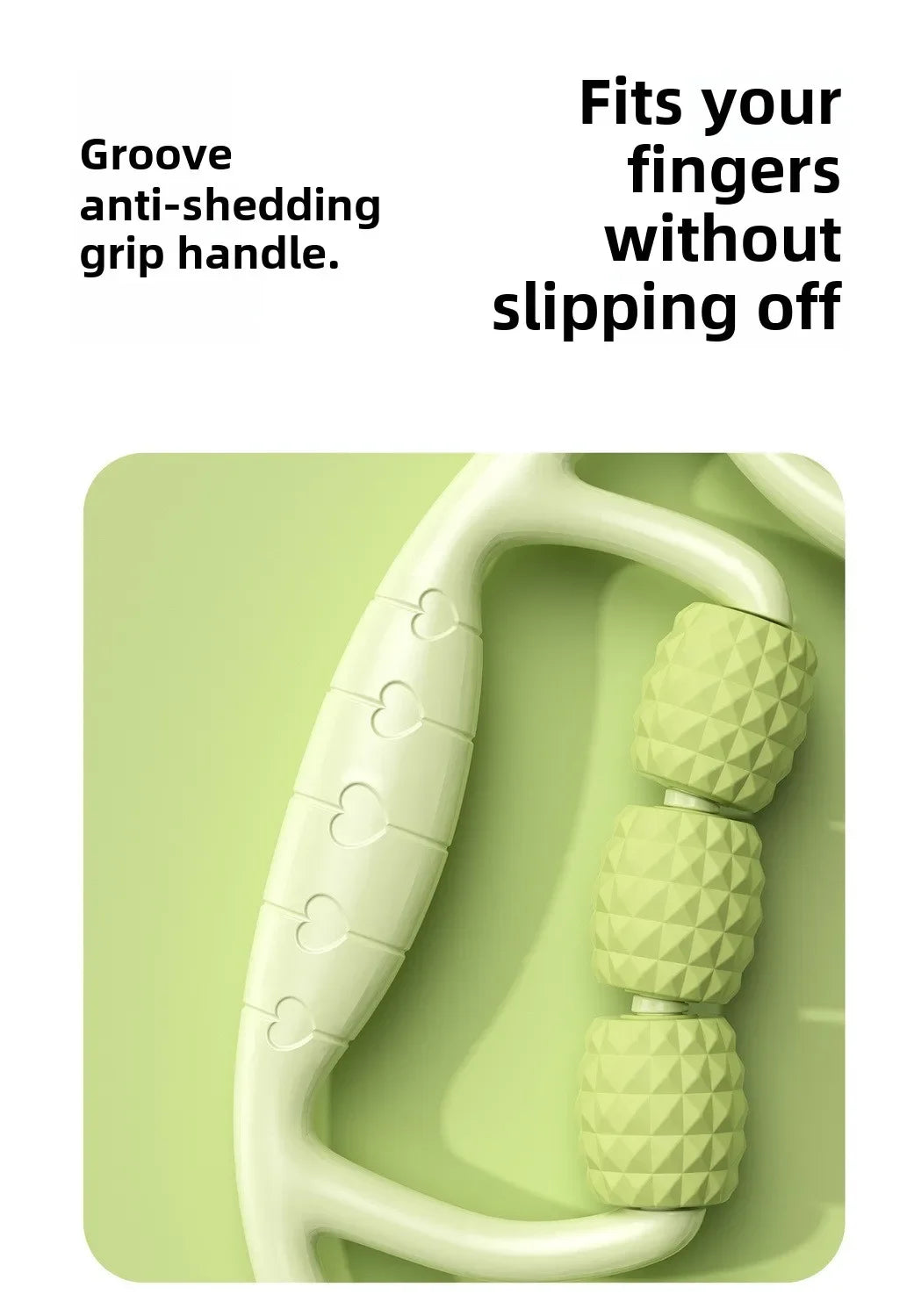 9/12/18-Round Circular Leg Massager – Muscle Stretching & Slimming Roller Clamp for Legs