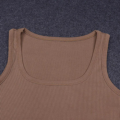 Sleeveless Knit Bodysuit for Women – Sexy Off-Shoulder Halter Bodycon Top, Casual Clubwear Summer Street Style