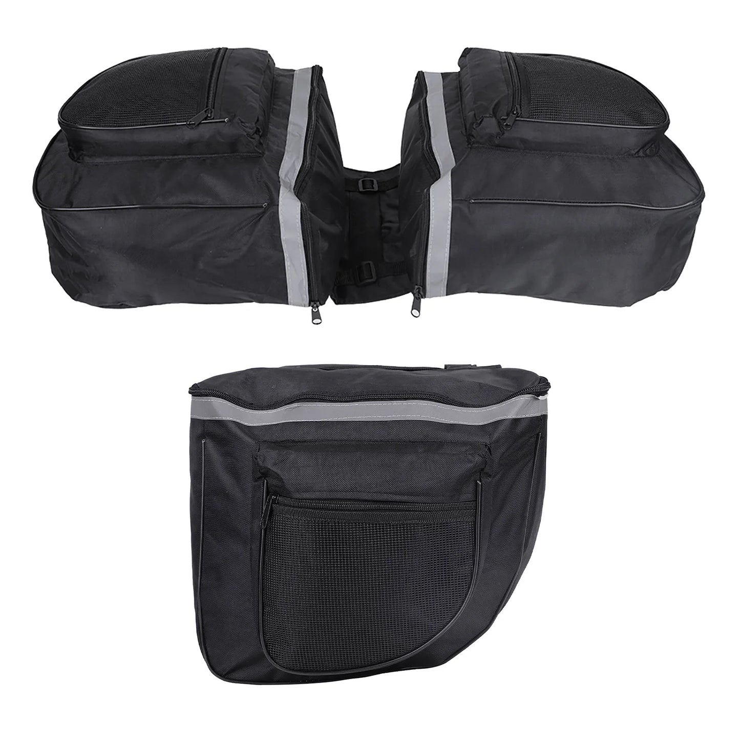 25L Waterproof Mountain & Road Bike Rack Bag — Rear Seat Tail Carrier, Double Pannier Cycling Equipment Bag