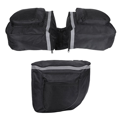 25L Waterproof Mountain & Road Bike Rack Bag — Rear Seat Tail Carrier, Double Pannier Cycling Equipment Bag