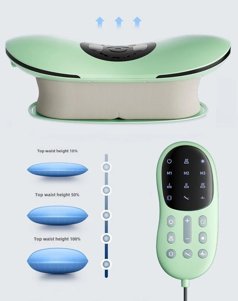 JAIYORL Electric Lumbar Traction Massager – Adjustable Vibration Waist & Spine Support Back Massage Machine