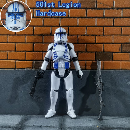 Star Wars 3.75" Clone Trooper Action Figure — 1/18 501st & 187th Legion REX ARF P1/P2 Toy Model