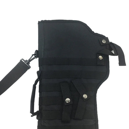 Tactical MOLLE Rifle Scabbard Backpack – Outdoor Hunting Shoulder Shotgun Storage Bag Holster Case for M4, AK & Long Firearms