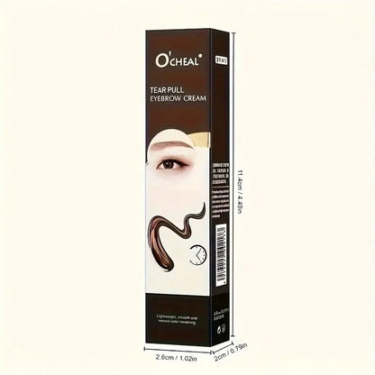Long-Lasting Eyebrow Gel Makeup — Semi-Permanent Waterproof Sweat-Proof Tint Cream for Natural Color & Shape