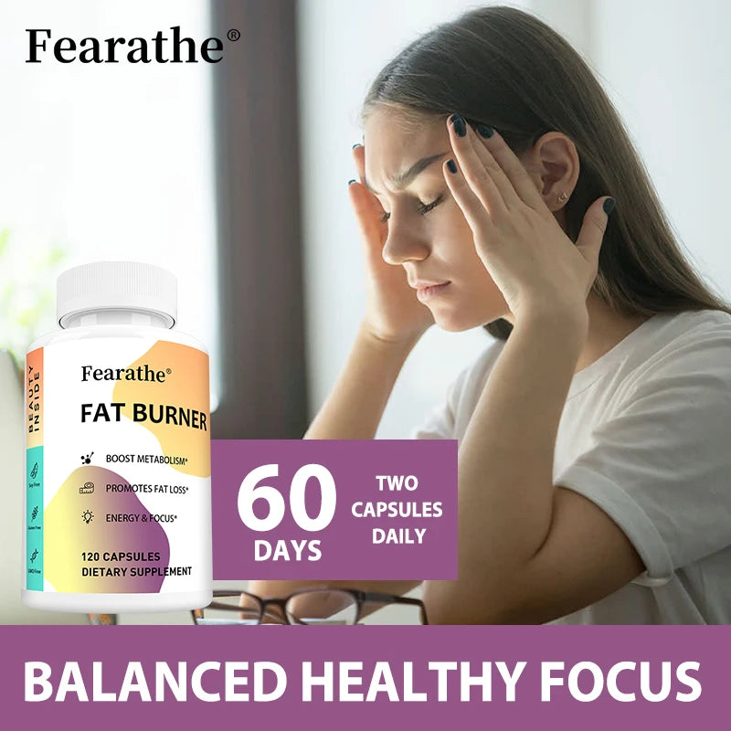 Fat Burning Capsules – Appetite Control, Metabolism Boost & Weight Maintenance Supplement