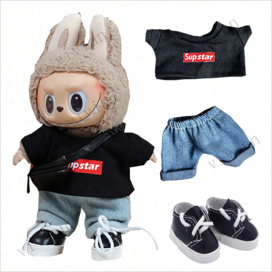 Labubu 15-17cm Doll Clothes — V1 & V2 Outfit Vinyl Face Doll Fashion Accessories