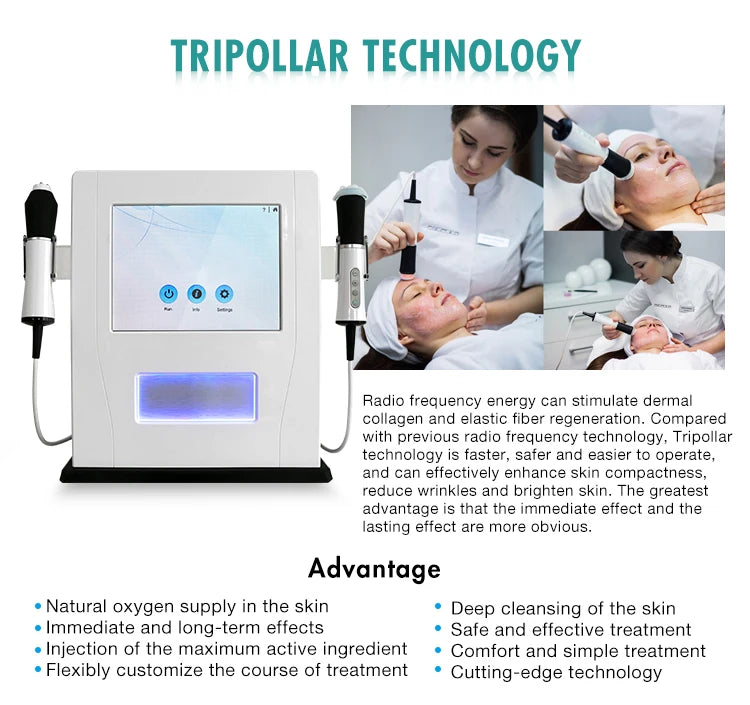 2025 Latest 3 in 1 CO2 Nano-Bubbles Technology Oxy Facial Machine, Face Lifting, Skin Rejuvenation, and Tightening for Spa and Salon Use