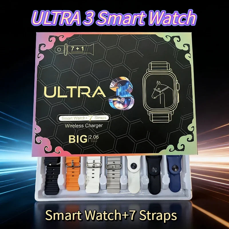 DT900 7-in-1 Smart Watch - Bluetooth Calling, Music, Wireless Charging & Fitness Tracker for Men and Women