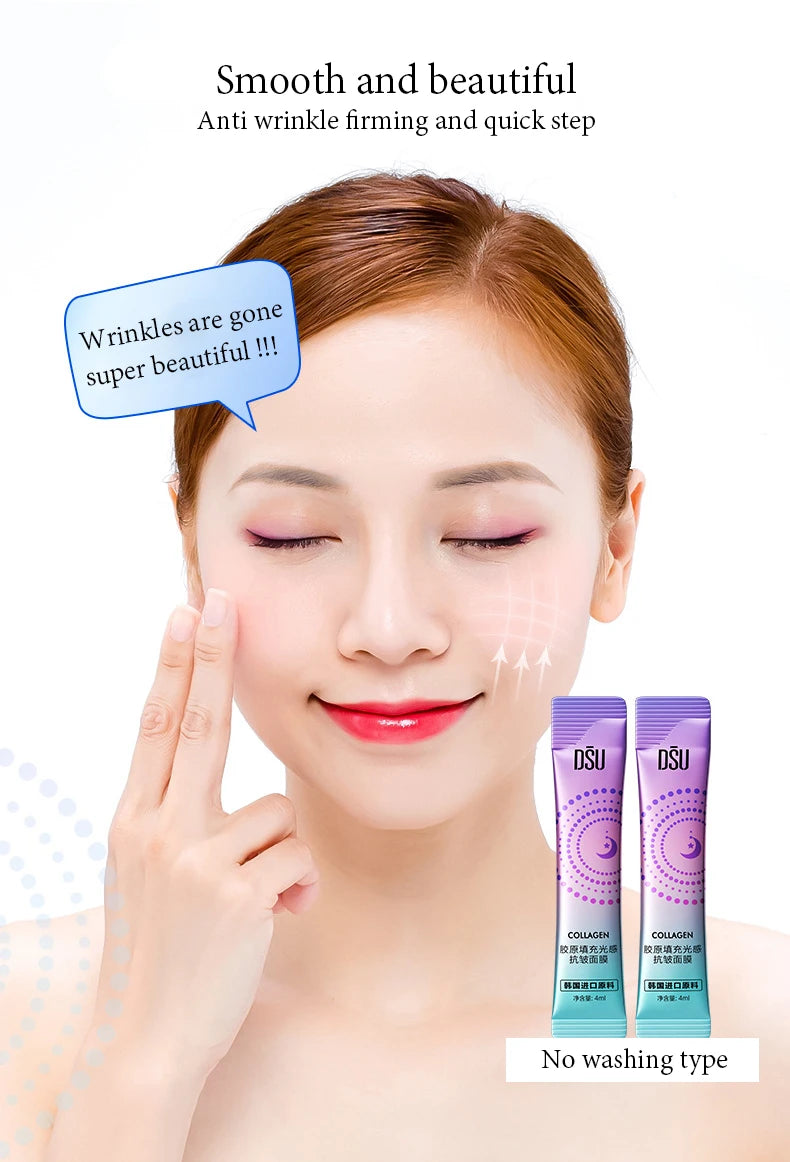 30 Pack Anti-Wrinkle Sleeping Facial Masks – Moisturizing & Firming Collagen Face Masks for Skincare, Korean Skin Care Products