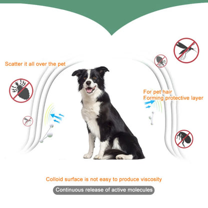 Dog & Cat Anti-Flea and Tick Collar – 8-Month Protection – Adjustable Pet Collar for Puppies, Cats, and Large Dogs