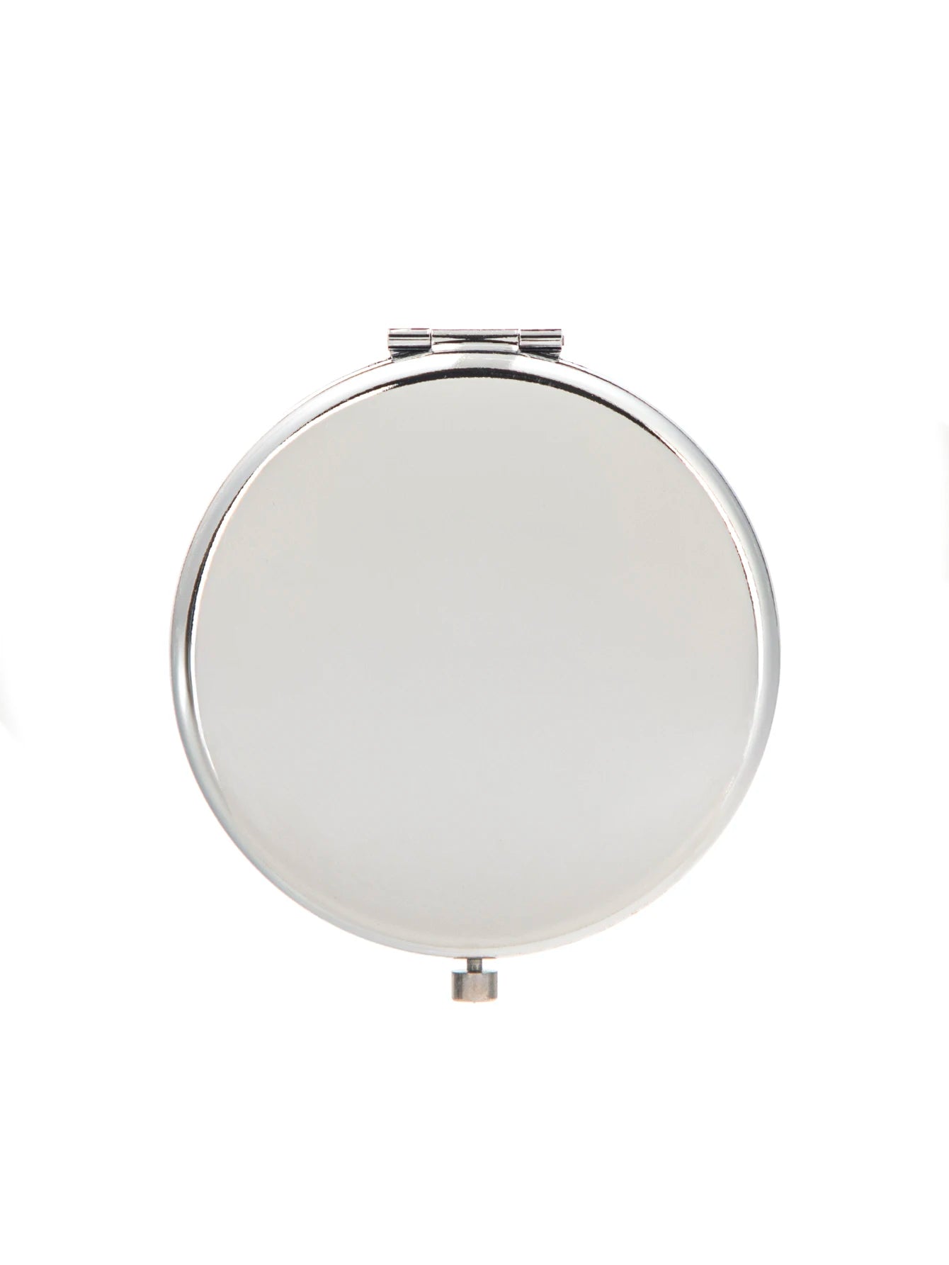Double-Sided Round Compact Mirror - Portable Pocket Travel Makeup & Magnifying Beauty Mirror
