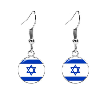 France National Flag Earrings - Multicolor Country Flag Jewelry for Women, Travel Pride & Celebration Gifts