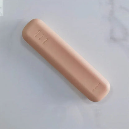 Travel Silicone Makeup Brush Holder — Portable Waterproof Cosmetic Sponge & Brush Case for Women and Girls