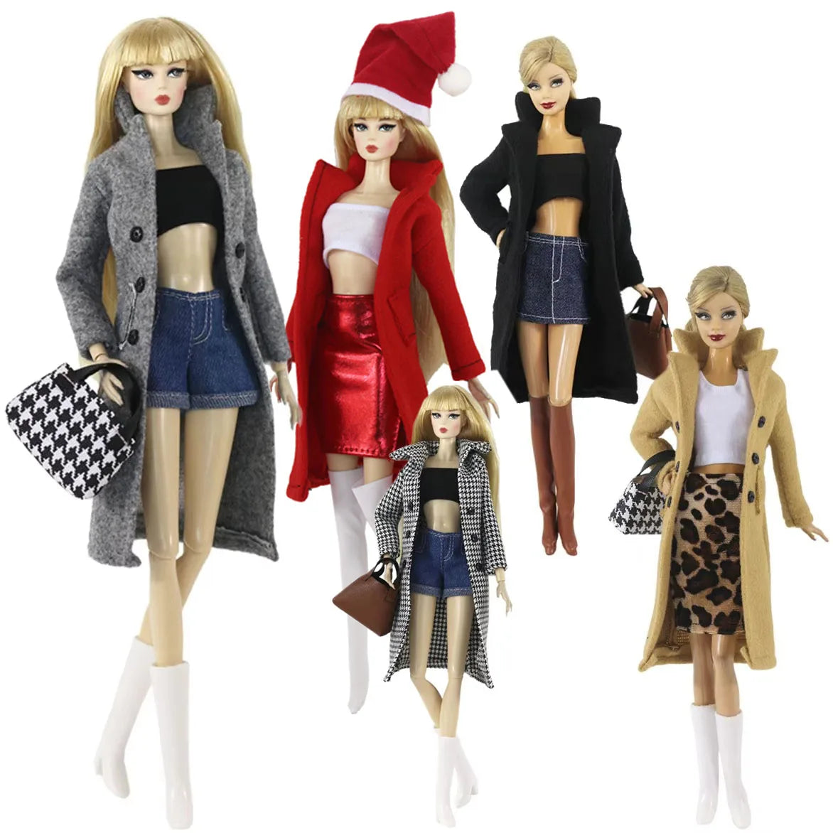 1:6 Scale Doll Clothes Set – Dress Outfit for 11.5-inch (30cm) Dolls, Multiple Styles for Girls’ Gifts