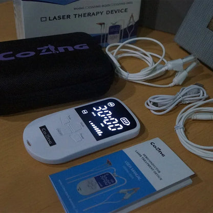 Portable Tinnitus Ear Laser Therapy – 650nm LLLT Irradiation Earplugs for Otitis Media, Deafness, Rhinitis & Sinusitis Treatment
