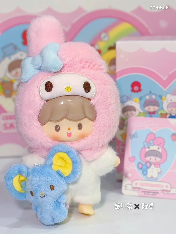 Genuine Sanrio x zZoton Love-League Buddies Vinyl Dolls Blind Box – Cute Hello Kitty & Kuromi Collectible Toys Gift