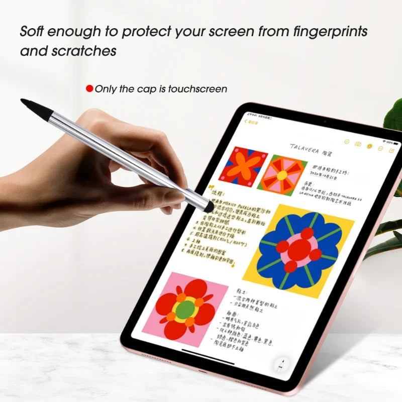 Universal Touchscreen Stylus Pens - Capacitive/Resistive Rubber Pen for Smartphones and Tablets | Compatible with iPhone, iPad, Samsung