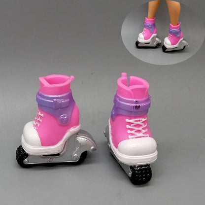 Little Kids 25CM Winter Doll Shoes – Boots & High Heels Accessories, Perfect Birthday Gift for Girls