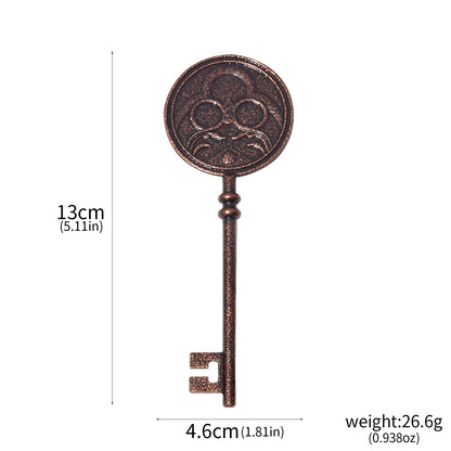 Resident Evil Remake RPD Key Set - Raccoon Police Department Logo Keychain and Cosplay Accessories Gift