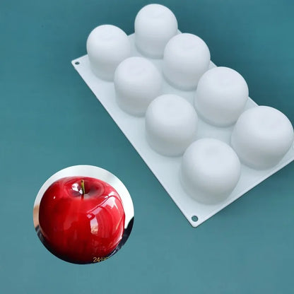 3D Fruit Shape Silicone Cake Mold — French Dessert Baking Tools for Brownies, Mousse & Pastry Decoration