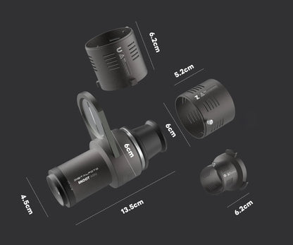 Mini Snoot Projection Attachment – Compatible with Zhiyun, Ulanzi, & Godox Mounts