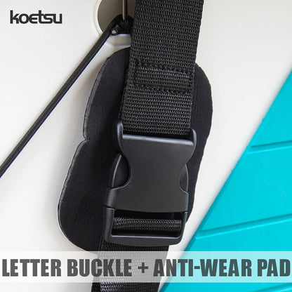 KOETSU Adjustable SUP Paddle Board Shoulder Strap — Comfortable Surfboard Carrying Belt