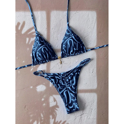 Women’s Micro Bikini Swimsuit Set – Sexy Leopard Print Push Up Two-Piece Thong Swimwear Beachwear (2026 Summer)