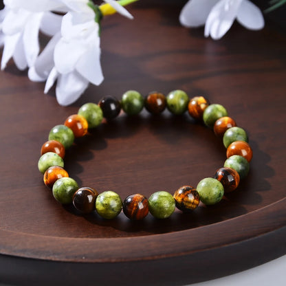 Prosperity & Abundance Healing Bracelet – Natural Stone Energy Jewelry for Relaxation, Success & Strength