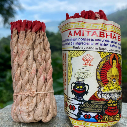40Pcs Handmade Nepal Rope Aromatherapy - White Sage, Cedar & Sandalwood Burning Fragrance for Yoga & Meditation