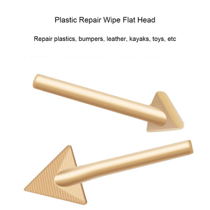 Plastic Repair Soldering Iron Tip - Copper Triangular Smoothing Head for 60W Welding Kit