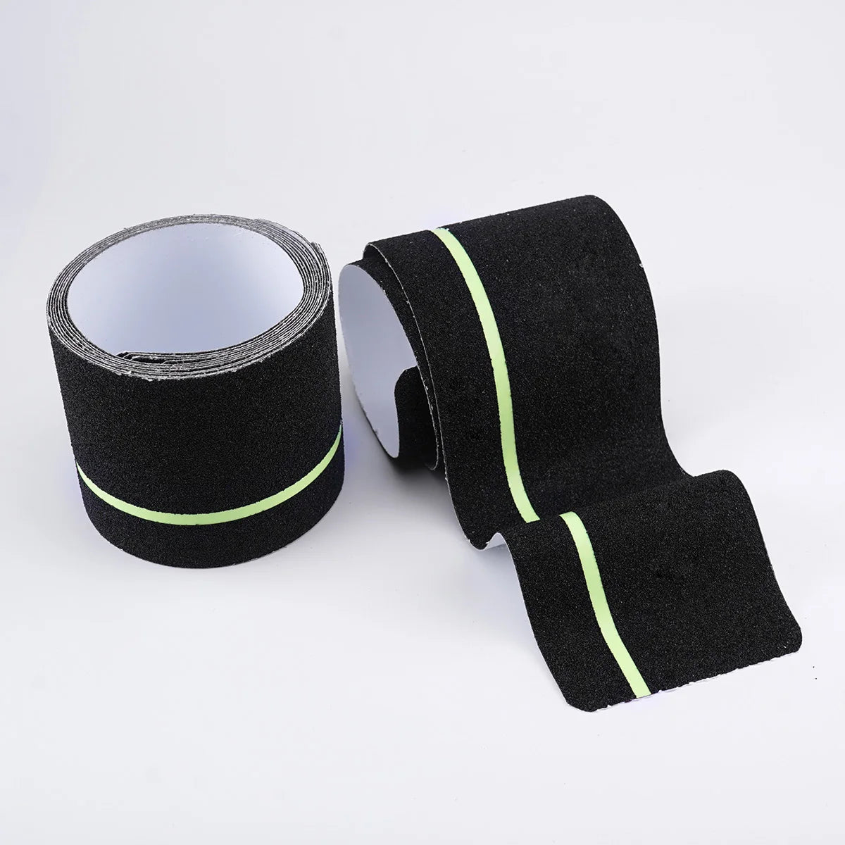 Glow in the Dark Anti-Slip Grip Tape Green Non-Skid Abrasive Adhesive Traction Tape for Stair Safety Treads & Steps